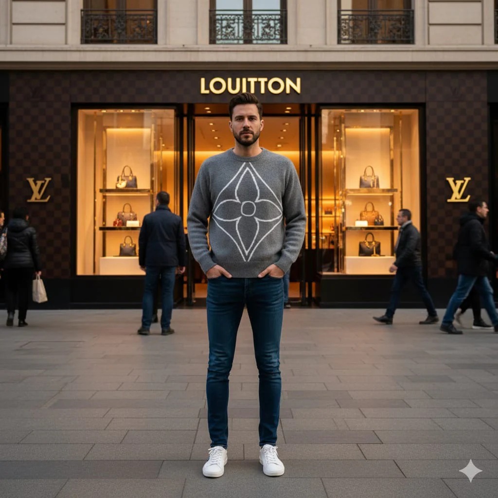 Luxury Jersey Quarter-Zip Pullover: Redefining Winter Style for Modern&nbsp;Men